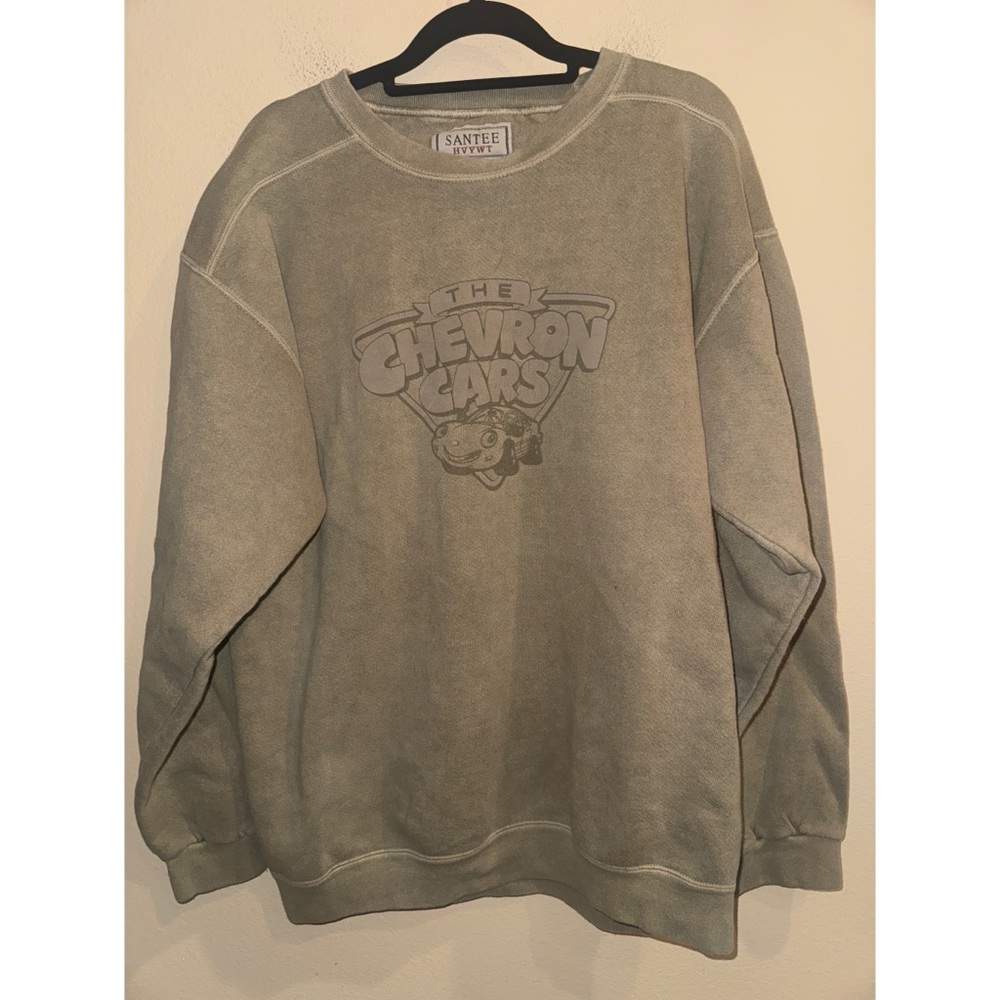 Vintage Santee The Chevron‎ Cars Unisex Crewneck Sweatshirt Size Large